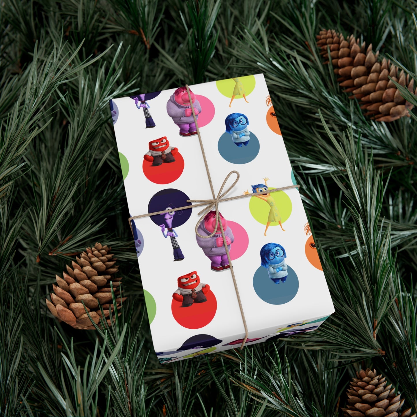 Inside Out Christmas Wrapping Paper