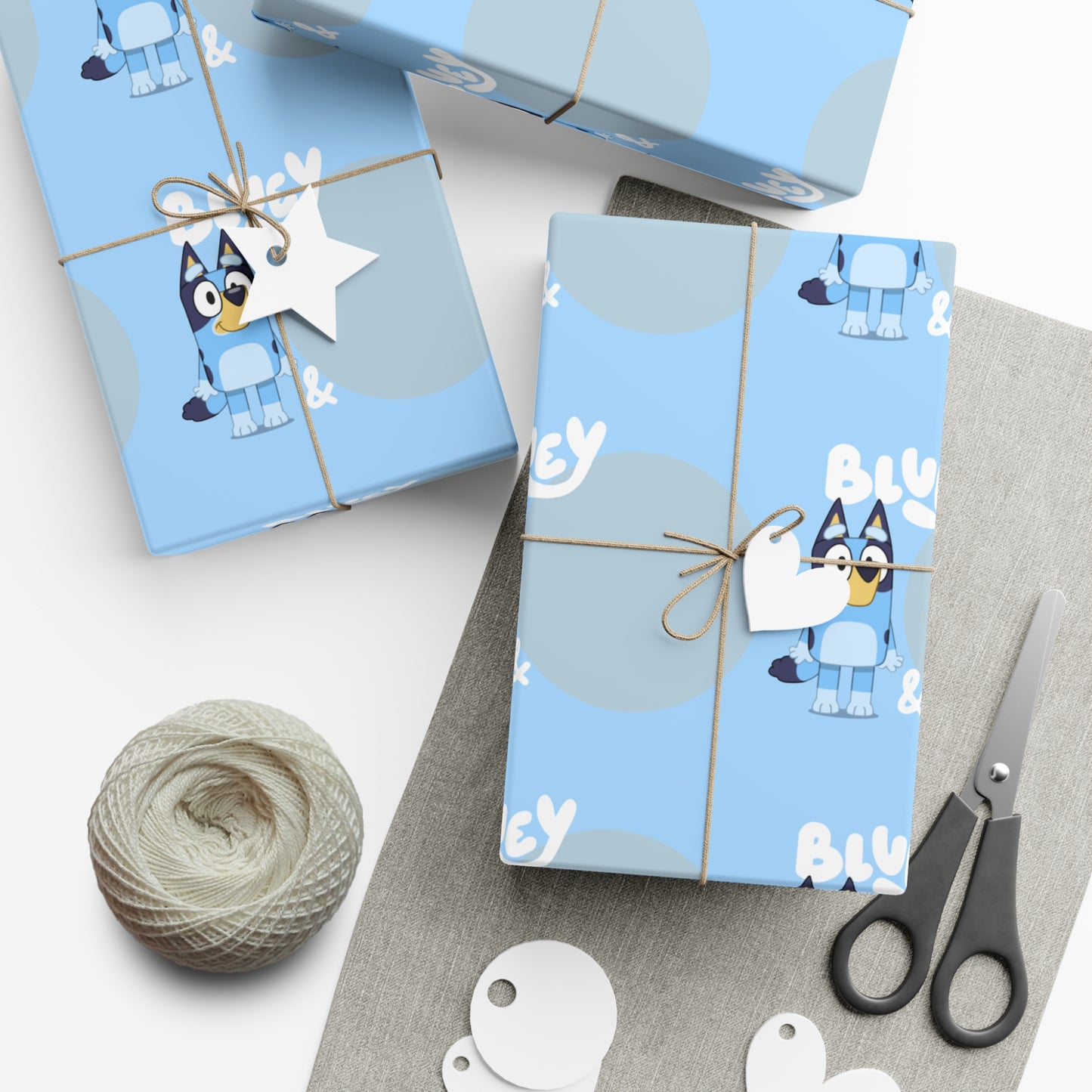 Bluey Custom Christmas Wrapping Paper