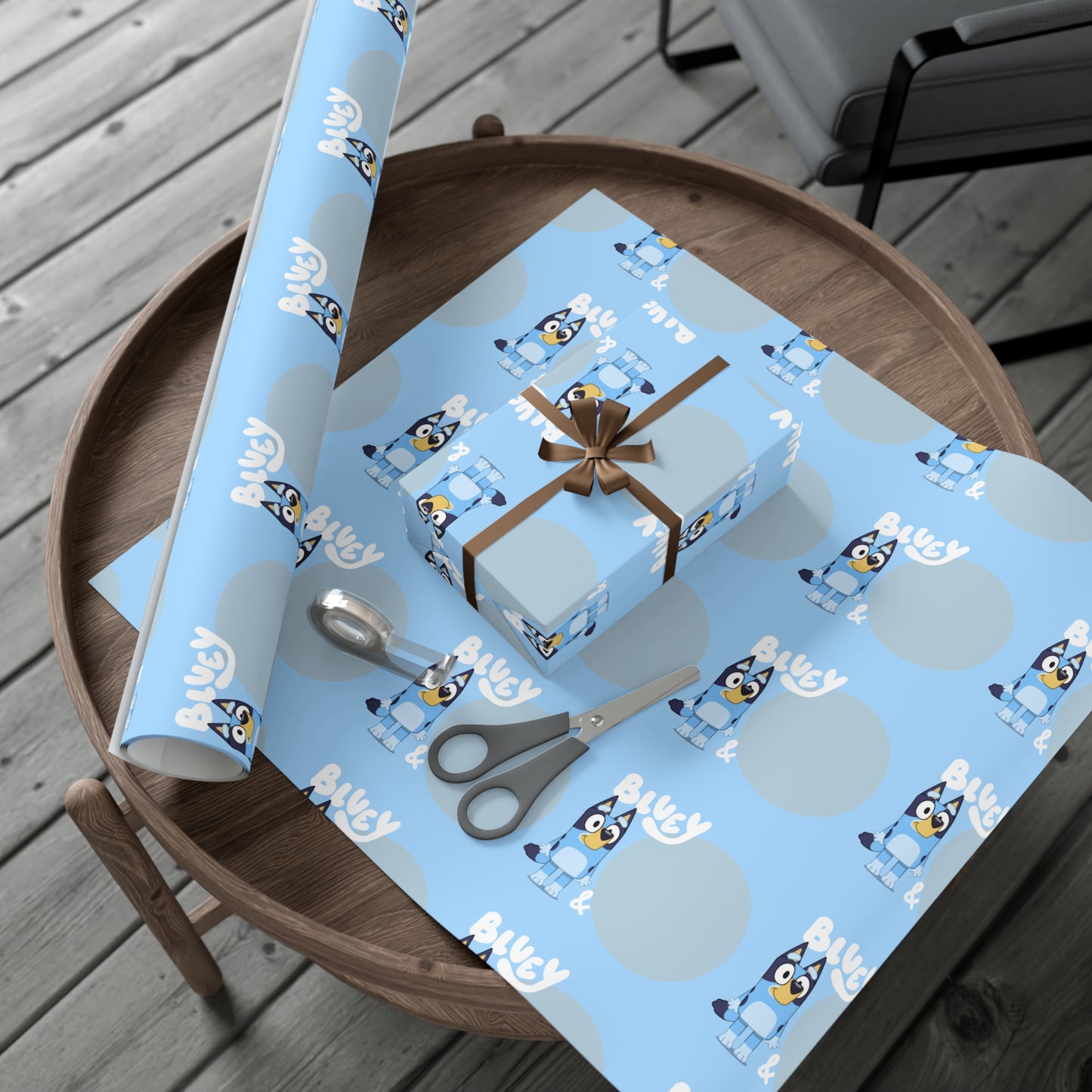 Bluey Custom Christmas Wrapping Paper