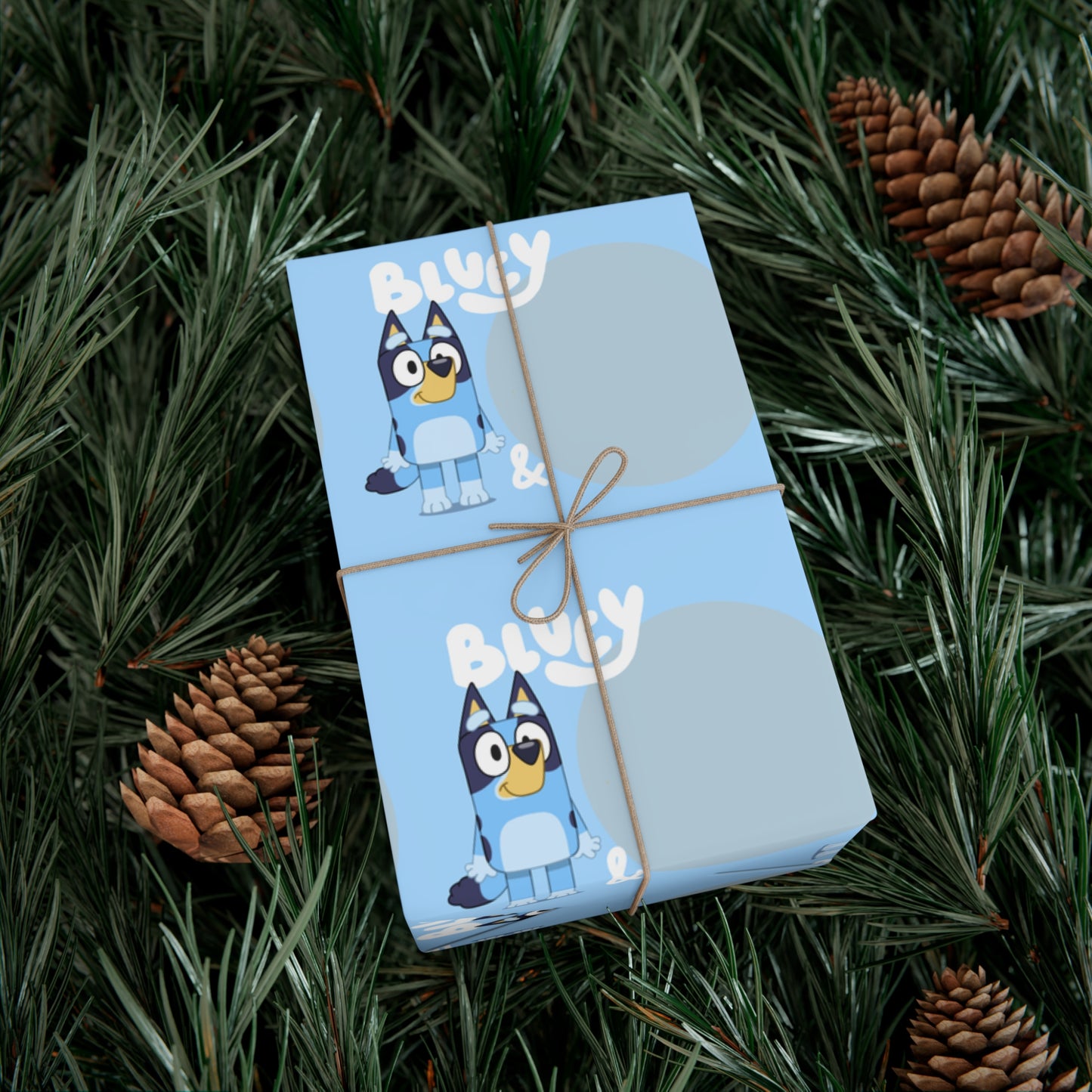 Bluey Custom Christmas Wrapping Paper