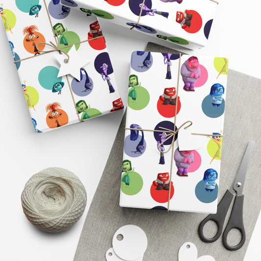 Inside Out Christmas Wrapping Paper