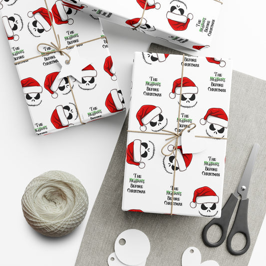 Nightmare Before Christmas Wrapping Paper