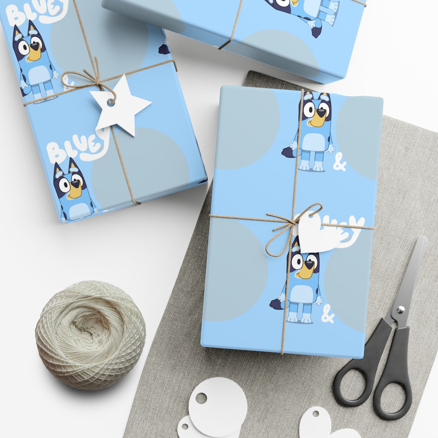 Bluey Custom Christmas Wrapping Paper