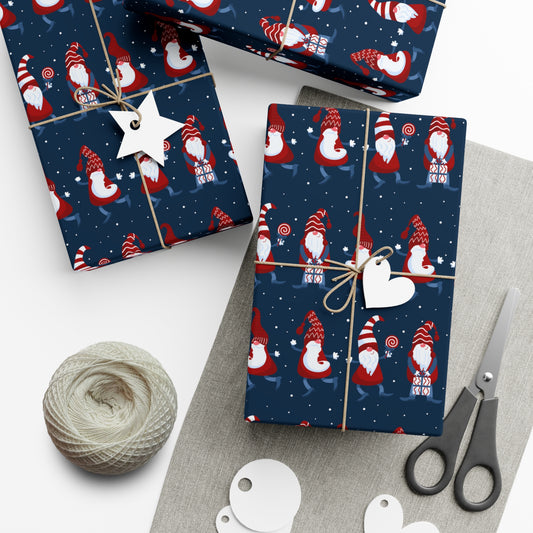 Gnomes Christmas Wrapping Paper