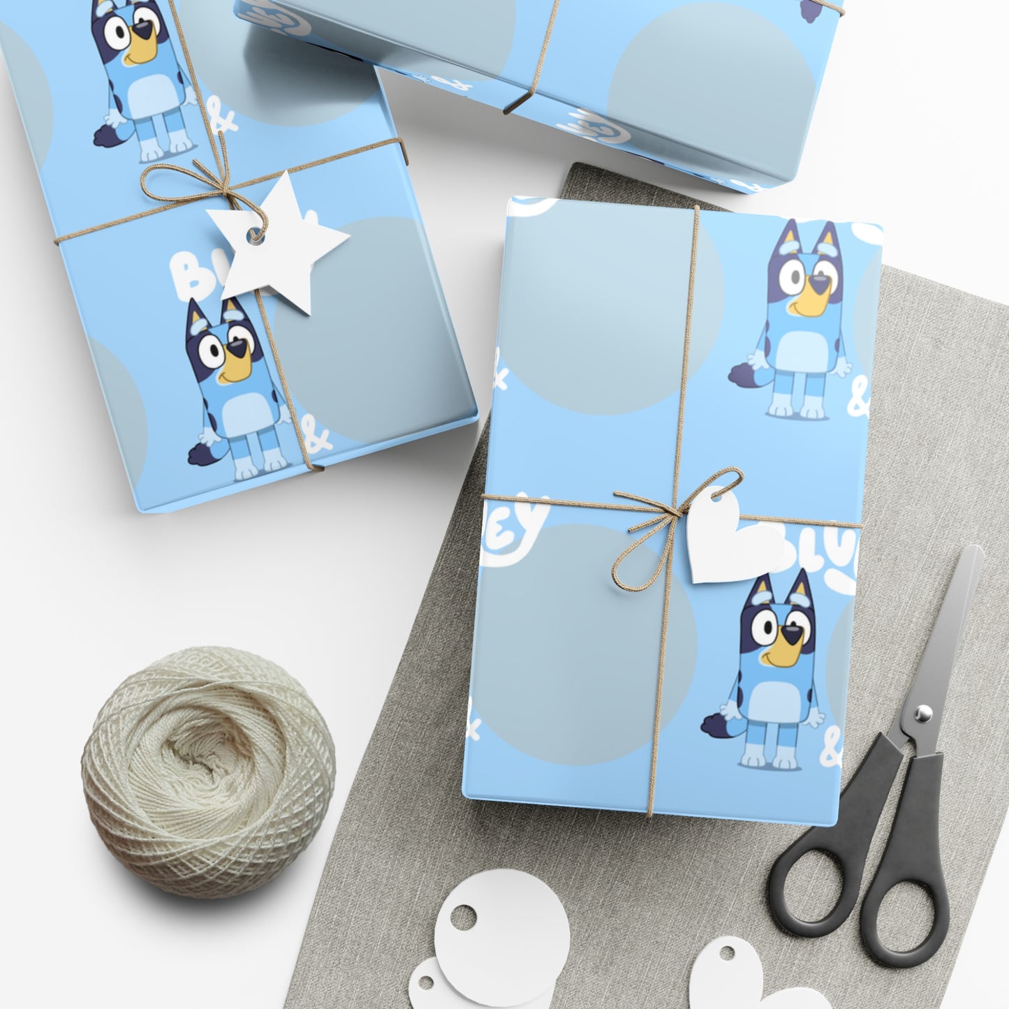 Bluey Custom Christmas Wrapping Paper