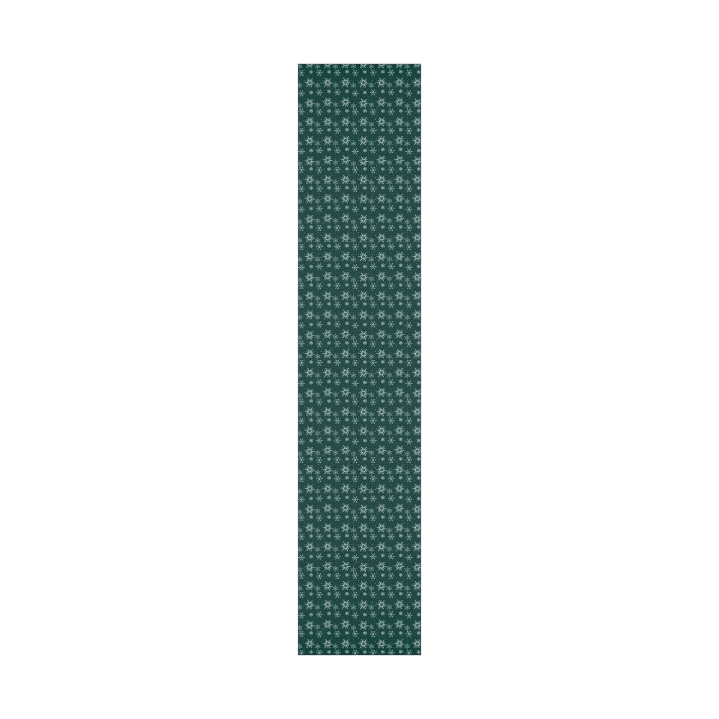 Emerald Snowflakes Christmas Wrapping Paper