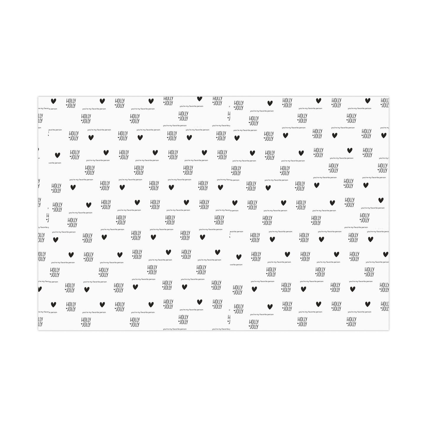 Holly Jolly Christmas Wrapping Paper