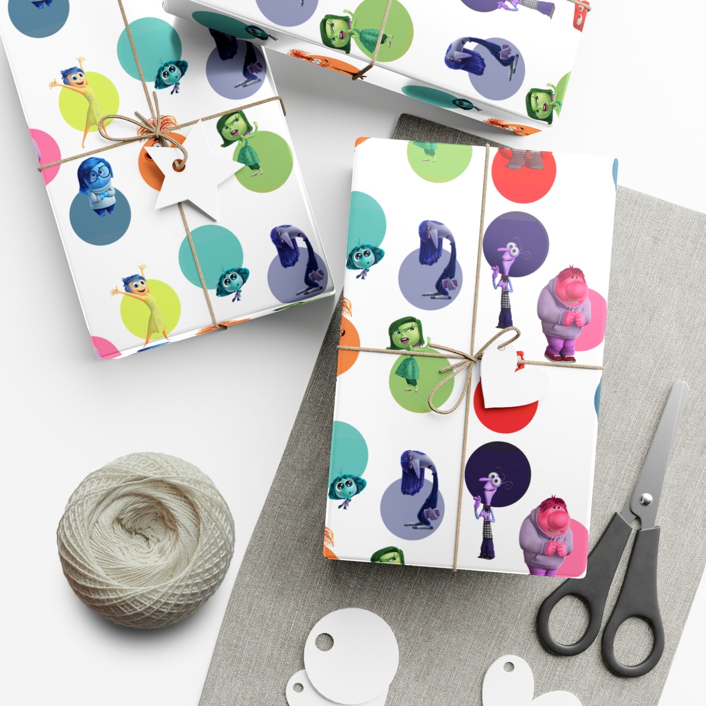 Inside Out Christmas Wrapping Paper