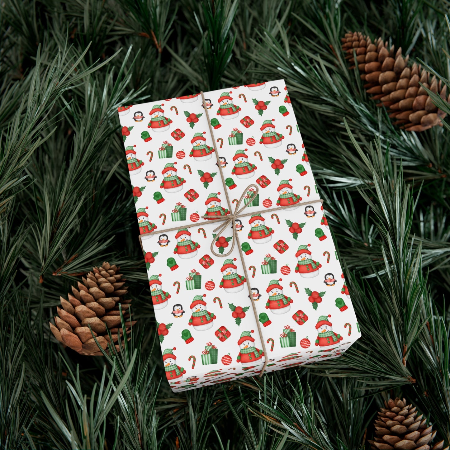 Snowmen Christmas Wrapping Paper