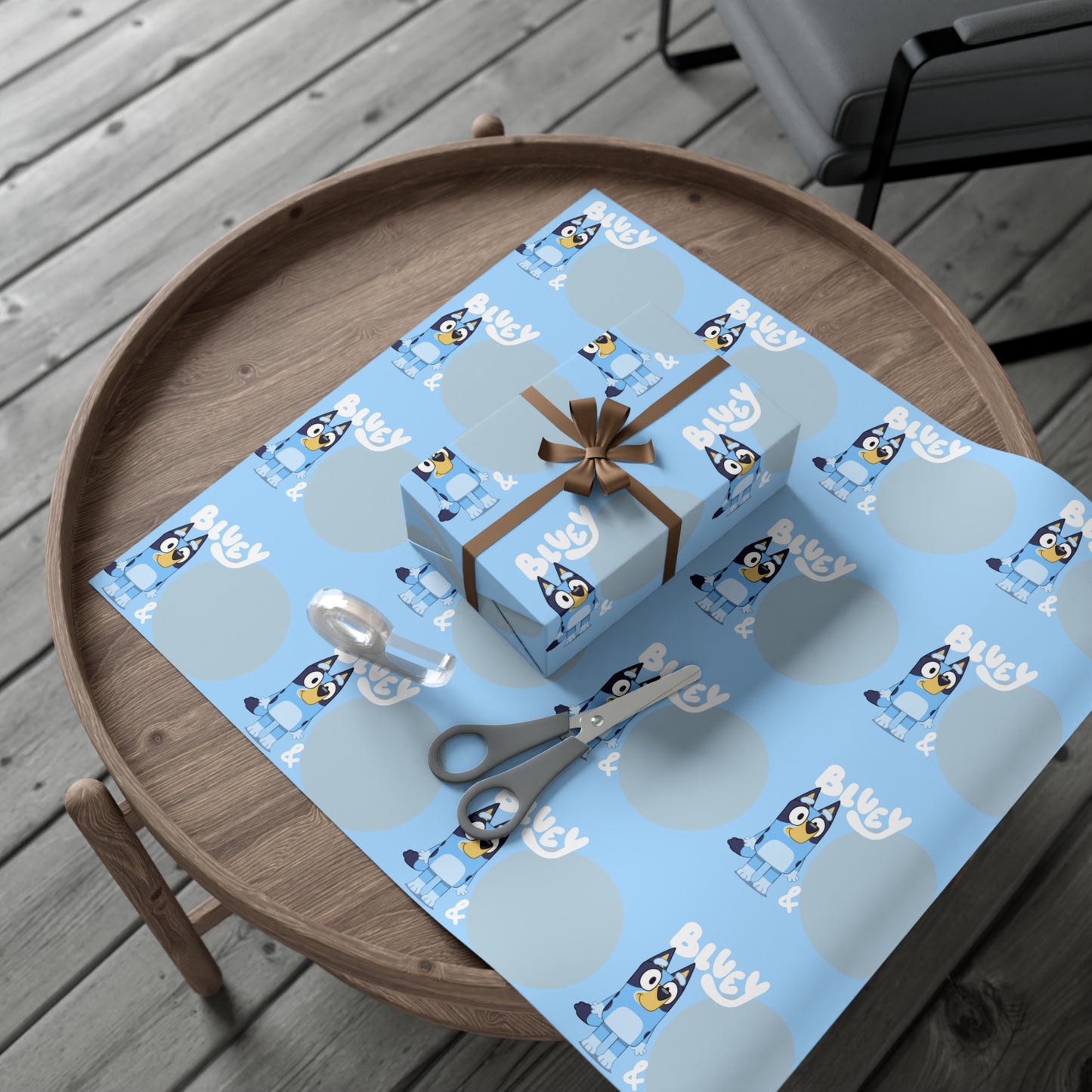 Bluey Custom Christmas Wrapping Paper