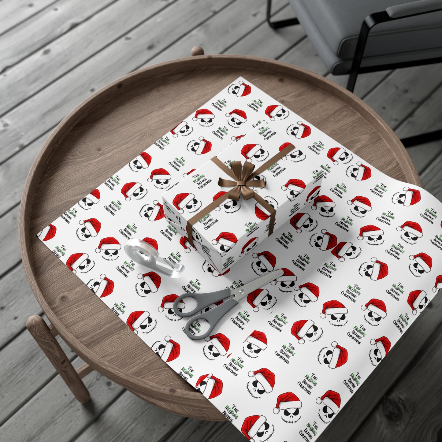 Nightmare Before Christmas Wrapping Paper