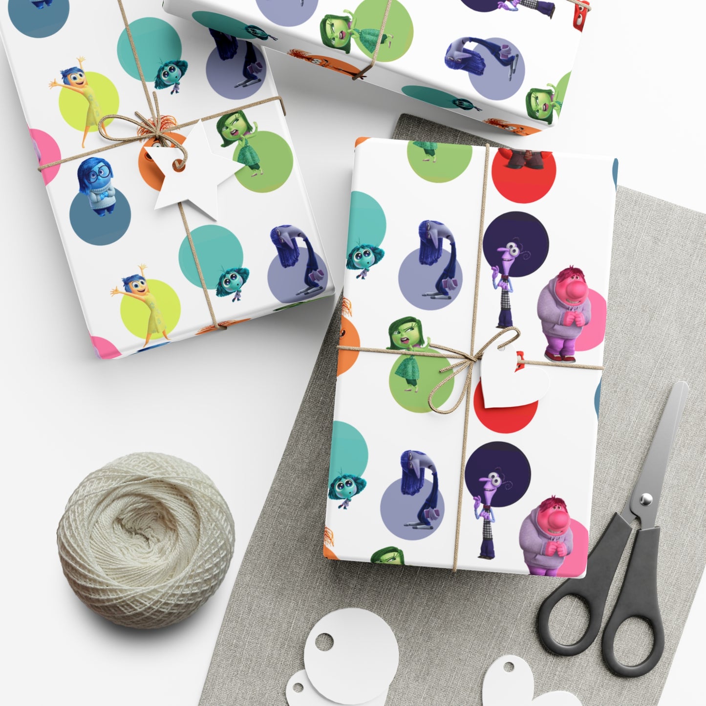 Inside Out Christmas Wrapping Paper