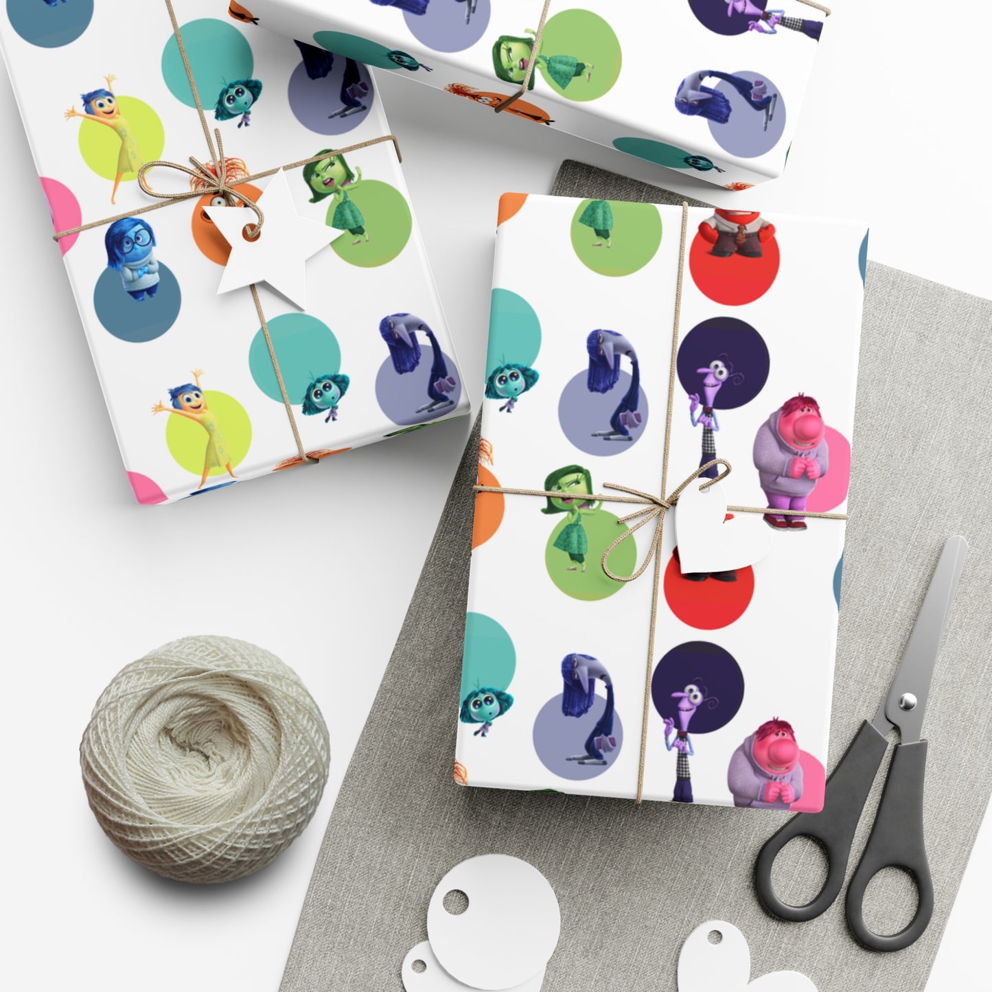 Inside Out Christmas Wrapping Paper