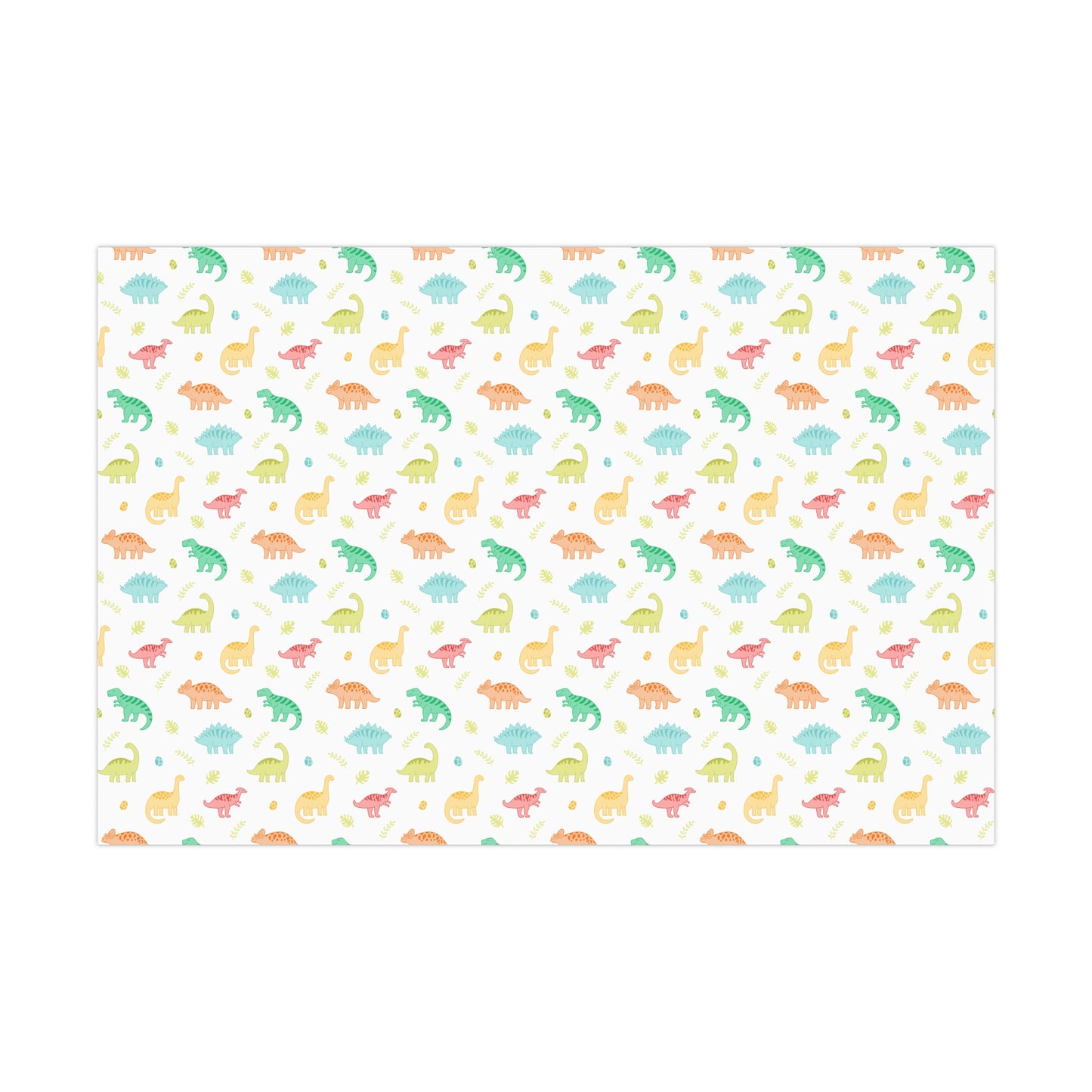 Dinos World Christmas Wrapping Paper