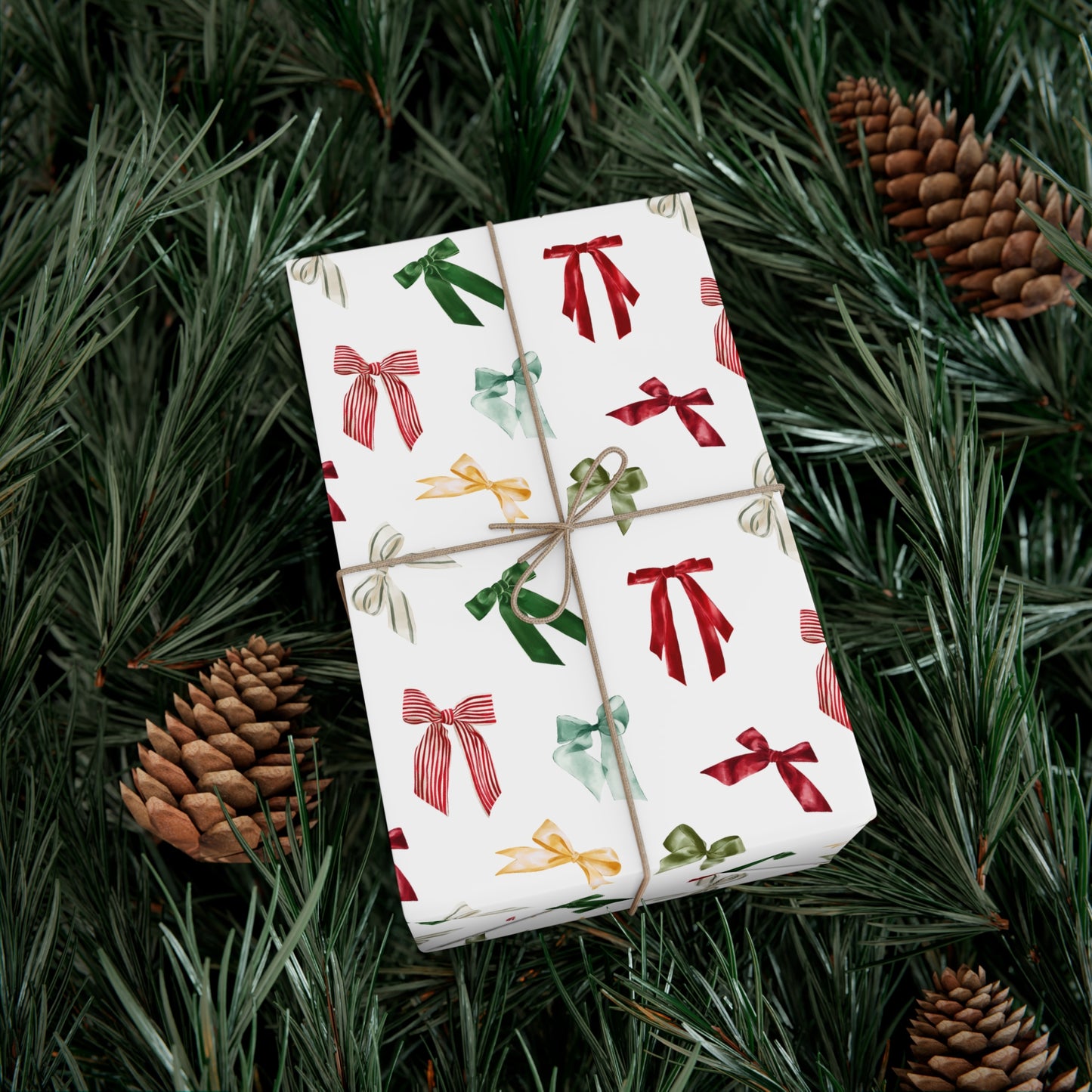 Bows Christmas Wrapping Paper