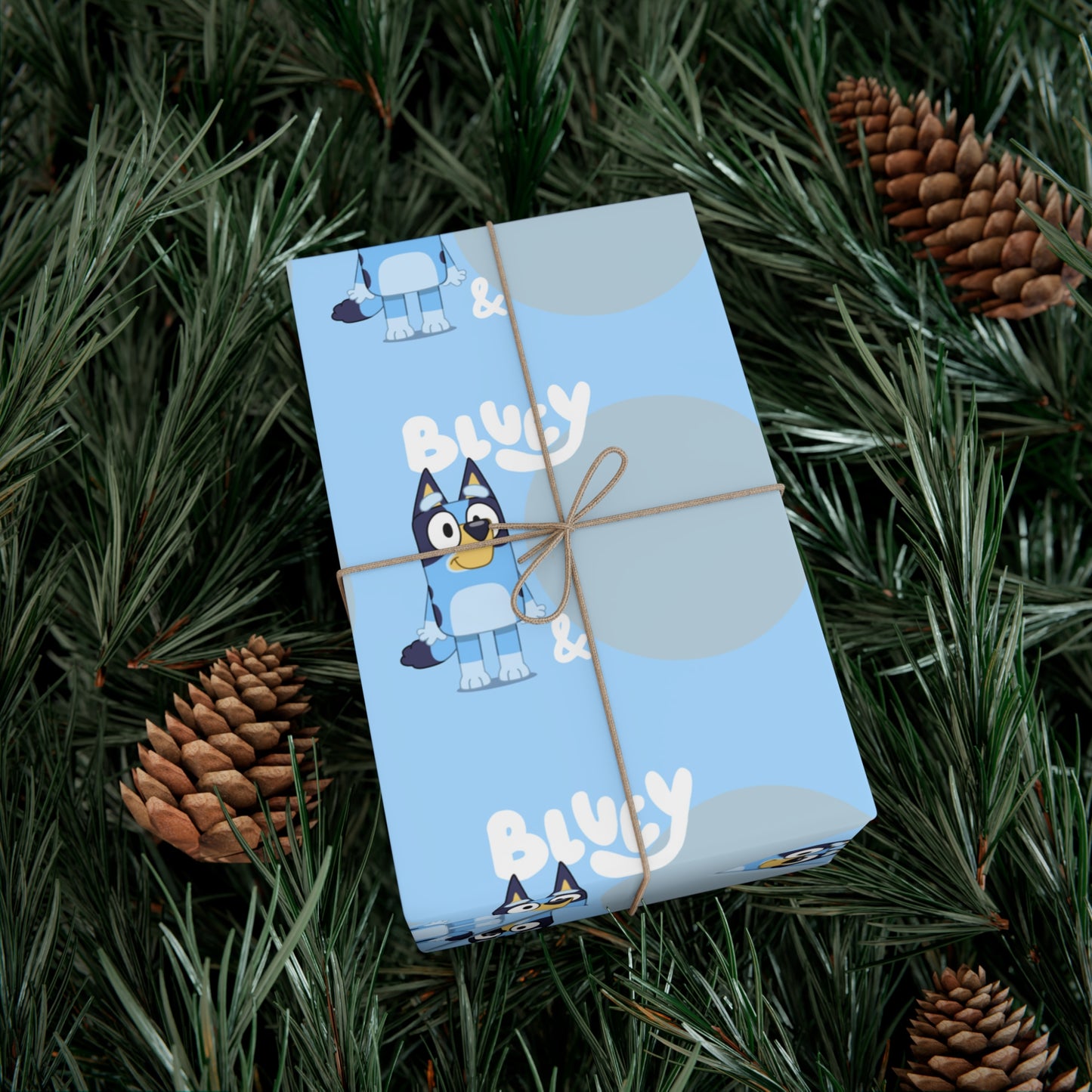 Bluey Custom Christmas Wrapping Paper