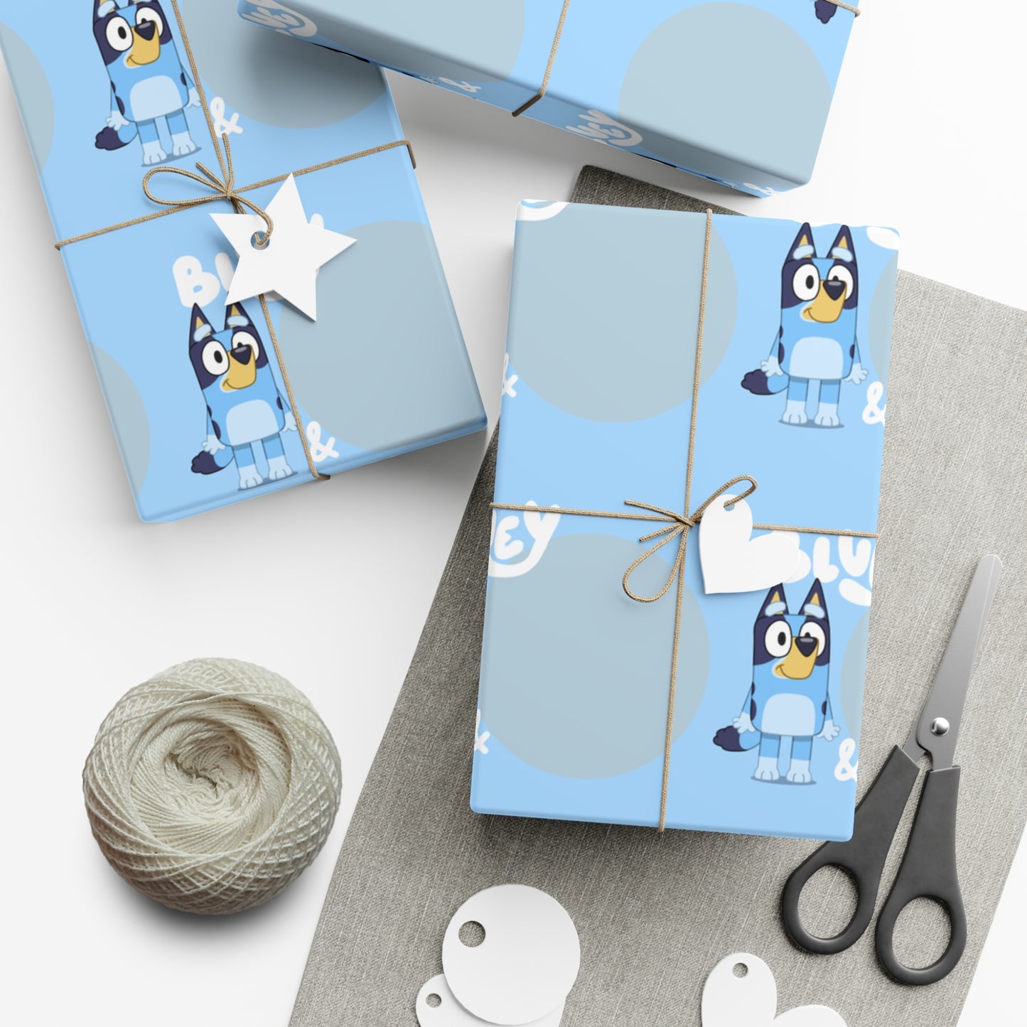 Bluey Custom Christmas Wrapping Paper