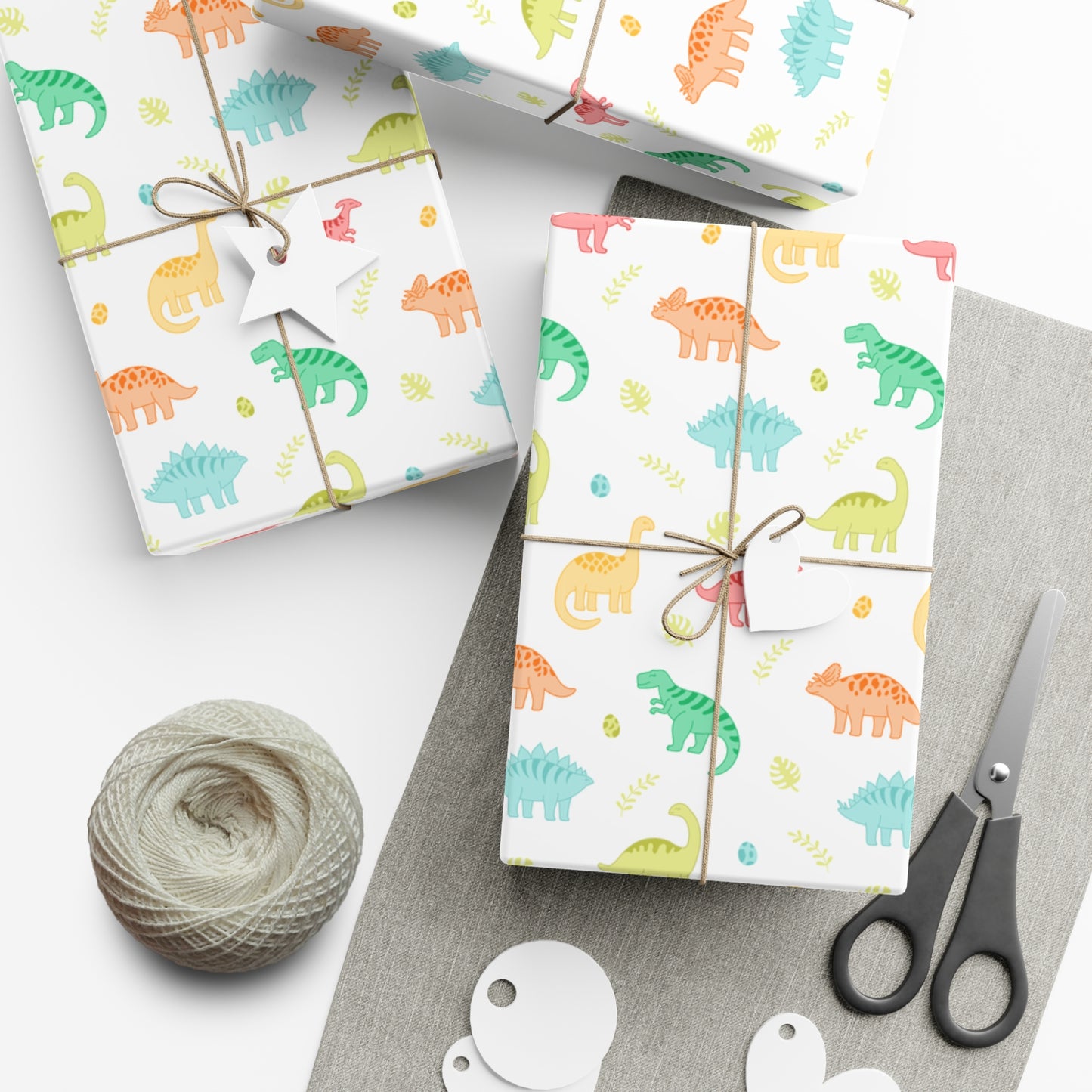 Dinos World Christmas Wrapping Paper