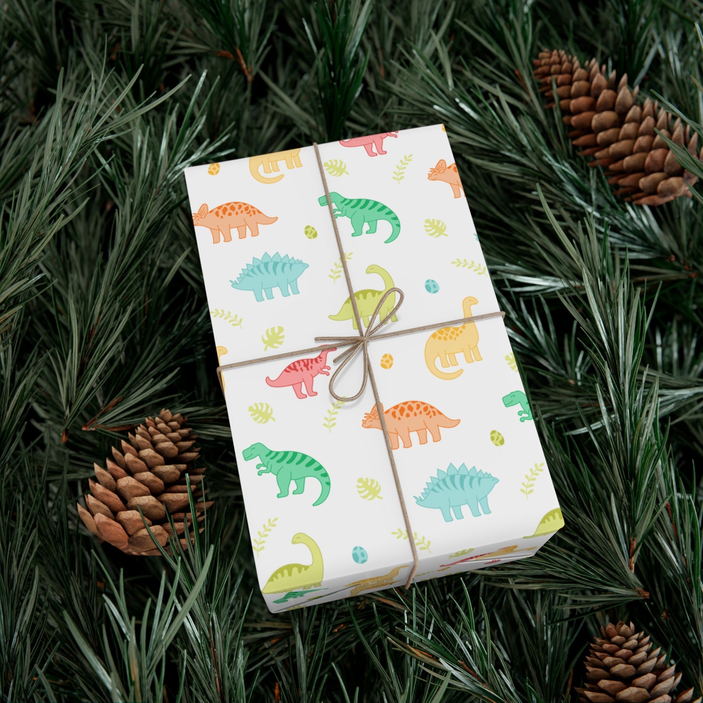 Dinos World Christmas Wrapping Paper