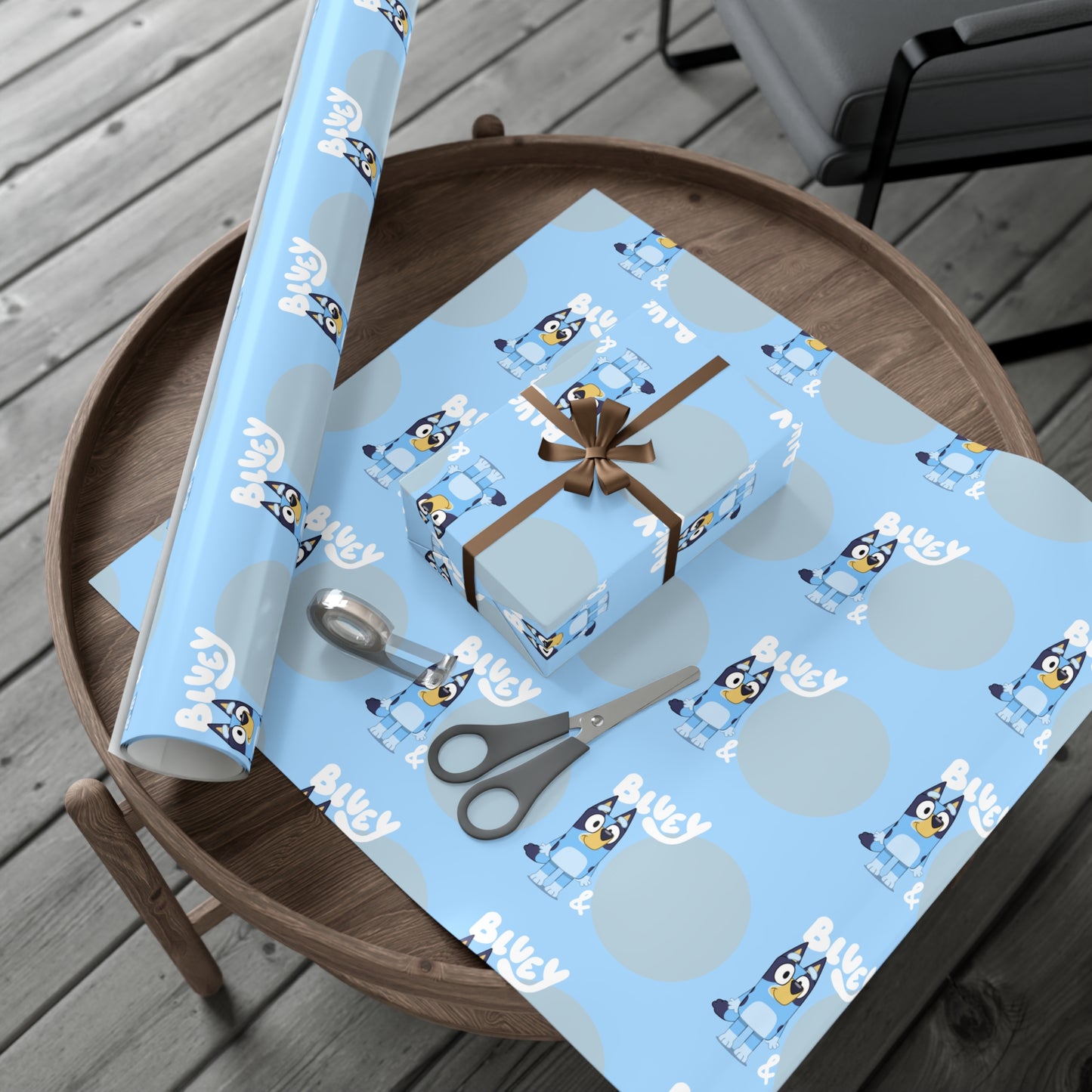 Bluey Custom Christmas Wrapping Paper