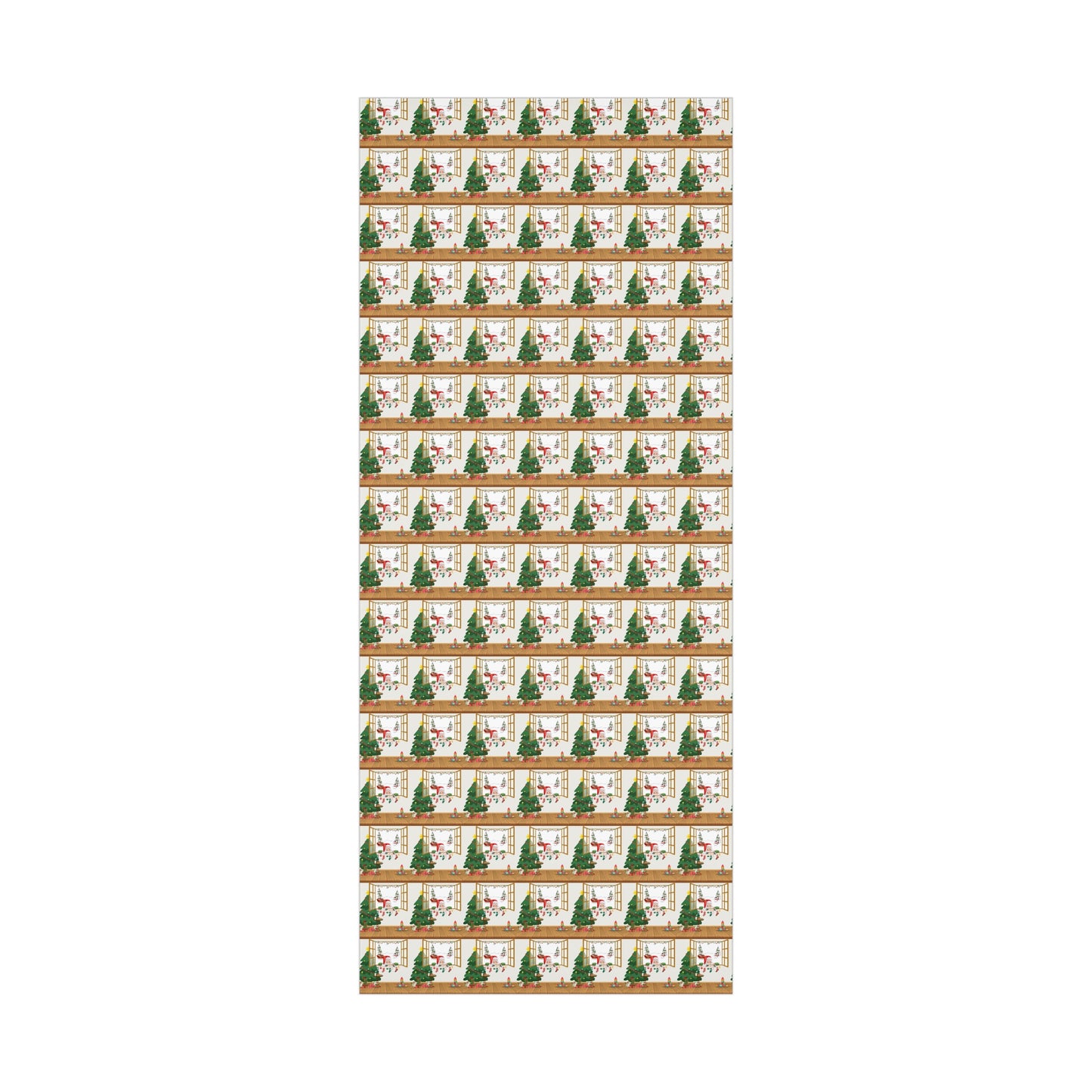 Sneaky Santa Christmas Wrapping Paper