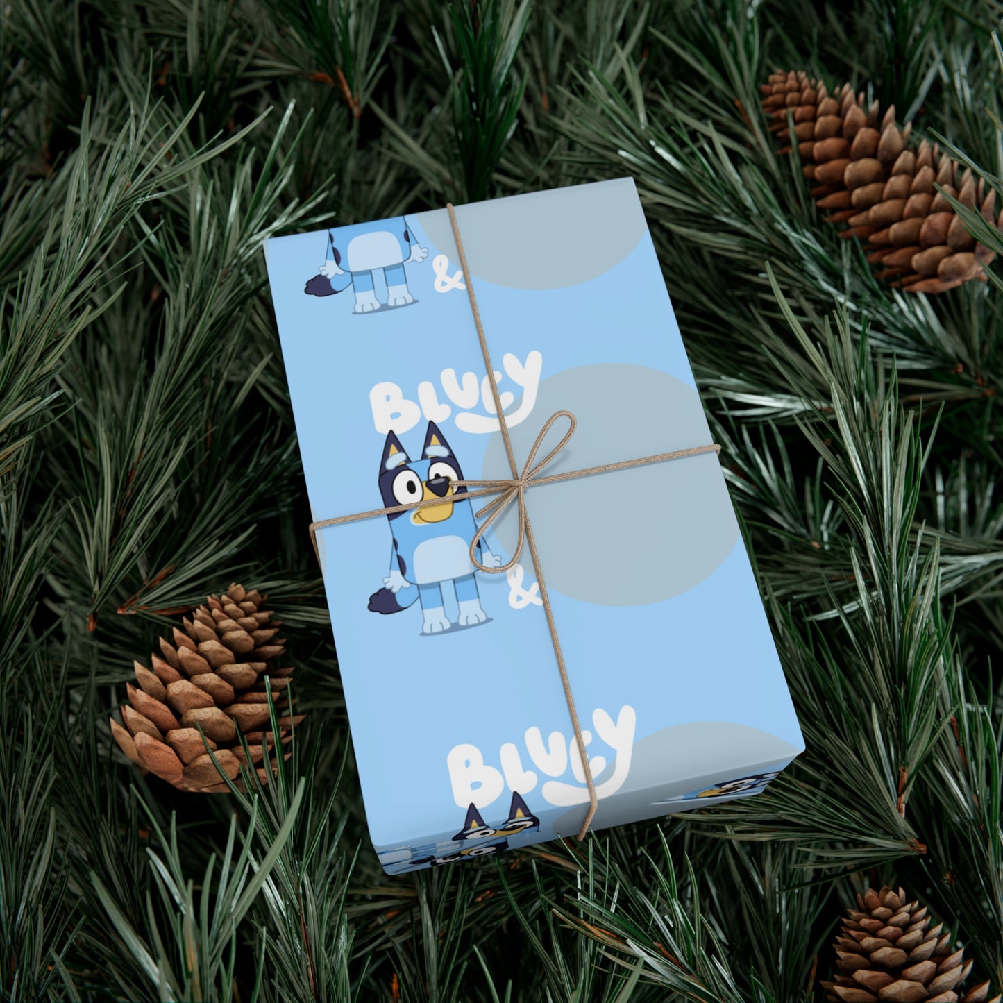 Bluey Custom Christmas Wrapping Paper